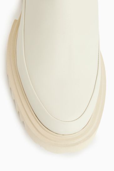 Allsaints white boots on sale