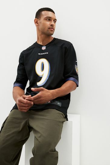 Buy Nike Black NFL Baltimore Ravens Game Alternate Jersey Justin Tucker from Next Ireland