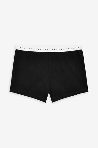 black modesty shorts