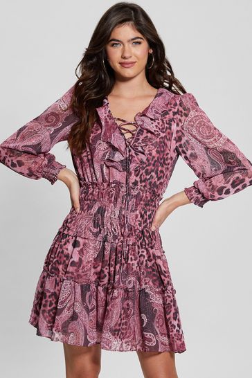 Guess purple long sleeve shop