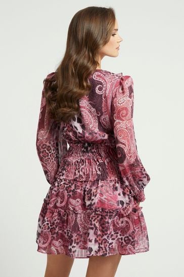 Guess purple long sleeve clearance