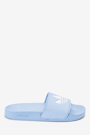 adidas blue sliders