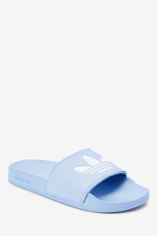 adidas blue sliders