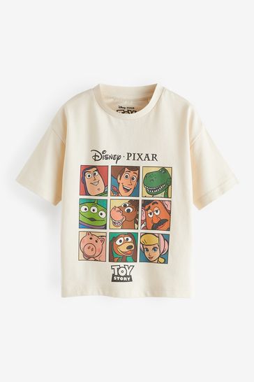 Buy Cream Toy Story Short Sleeve 100 Cotton T Shirt 3mths 8yrs from Next Latvia
