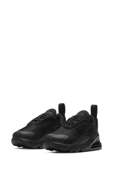 Nike infant air max 270 trainer deals black / black / black