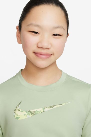 Nike green cheap base layer