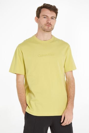 Buy Calvin Klein Gold Comfort Logo T Shirt from Next Luxembourg