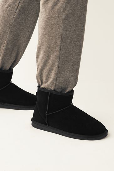 Black suede slipper shoes 2025