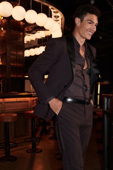 Buy Burgundy Red Regular Tuxedo Suit Jacket from Next Singapore