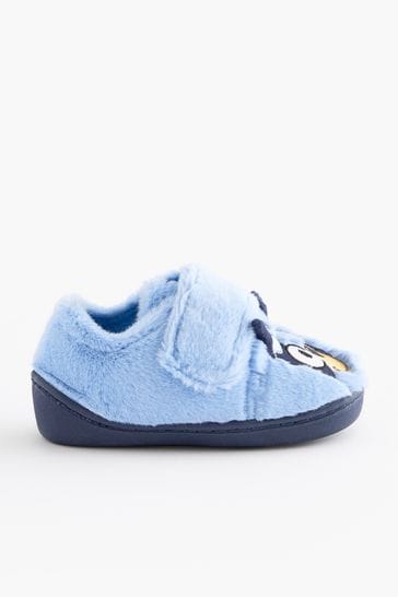Buy Blue Bluey Touch Fastening Cupsole Slippers from Next Denmark