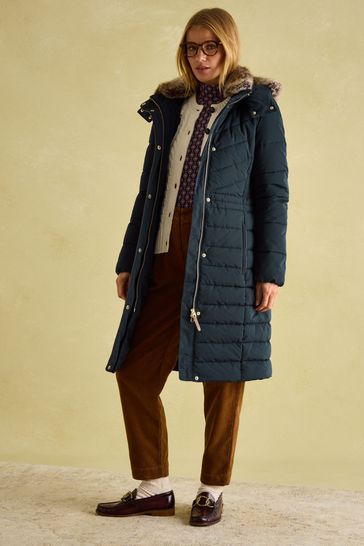 Cherington quilted longline padded coat online