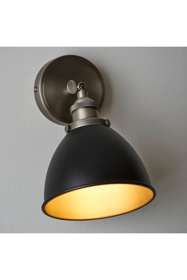 Gallery Home Pewter Grey Langley 1 Bulb Ceiling Light