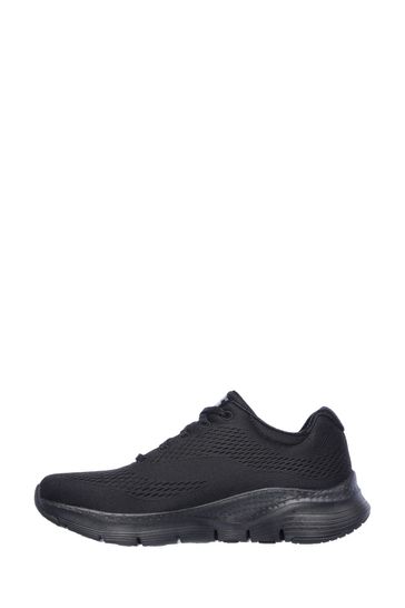 Black trainers with arch support top
