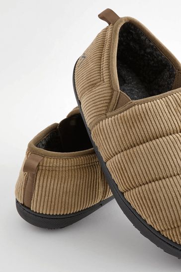 Mens corduroy slippers wide width outlet