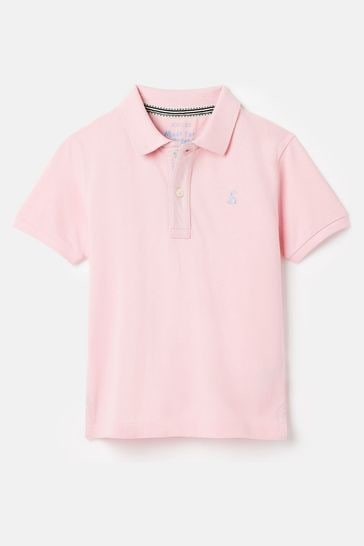 Joules Woody Pink Pique Cotton Polo Shirt