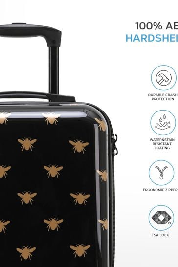 Buy Flight Knight 45x36x20cm EasyJet Underseat Anti Crack Cabin Carry On Hand Luggage Black Suitcase from Next Kuwait