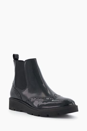 Dune brogue boots cheap