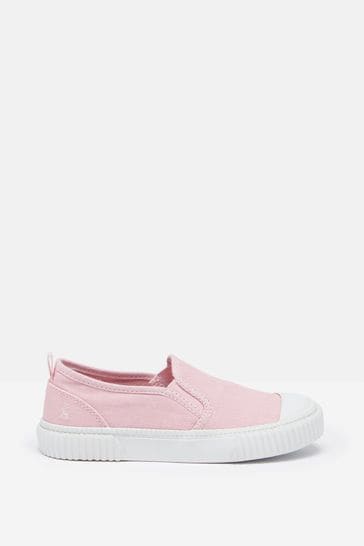 Joules Peasy Pink Slip On Trainers