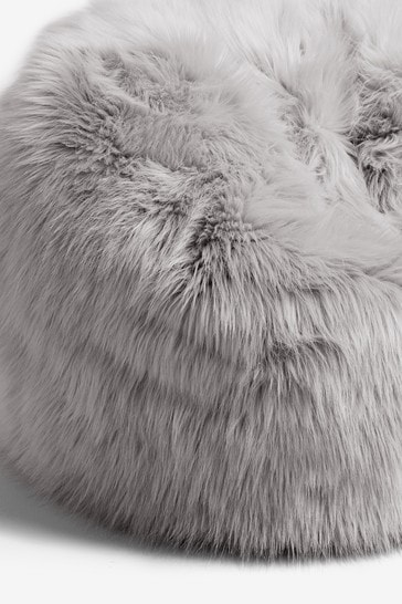 Next faux shop fur bean bag