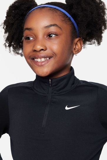 Buy Nike Dri FIT Half Zip Long Sleeve Running Sweat Top from the