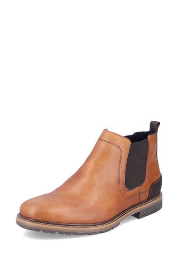 Buy Rieker Mens Zipper Brown Boots from Next Thailand
