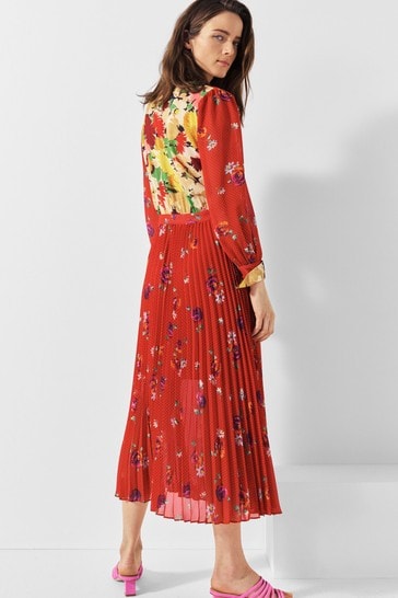 Mix/Caroline Issa Floral Shirt Dress 