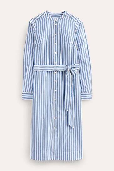 Boden striped hot sale shirt dress