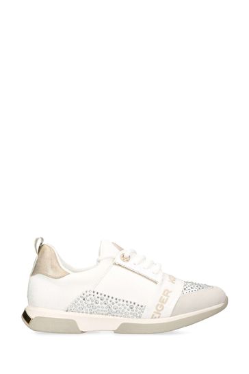 Kurt geiger cheap white trainers