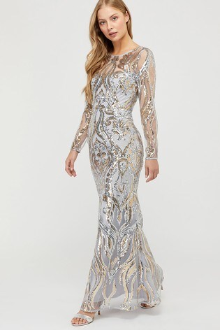 Buy Monsoon Silver Lily Gold Sequin 