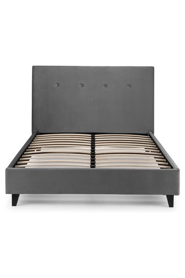 Crate and barrel velvet bed sale