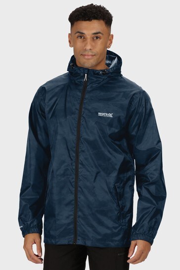 Regatta Blue Printed Pack It III Waterproof Jacket
