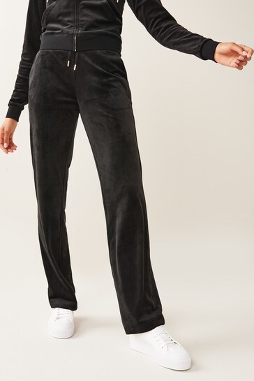 Buy Juicy Couture Velour Straight Leg Joggers from Next Luxembourg