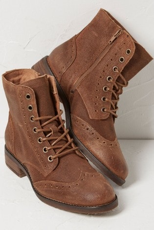 fatface lace up boots