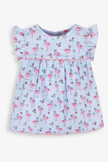 Blue flamingo dress sales