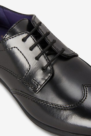 black formal lace up shoes