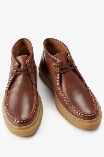 Buy Fred Perry Dawson Leather Boots from Next Singapore
