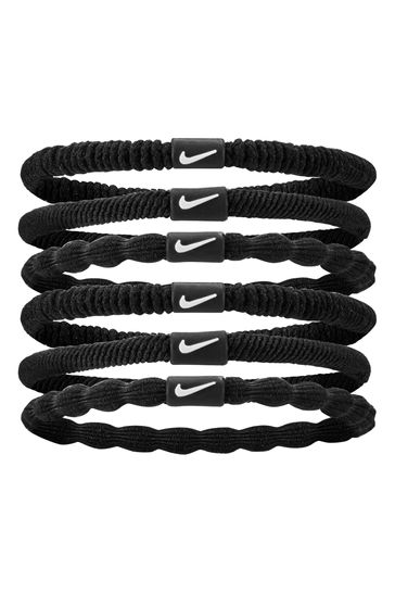 Nike Black Flex Hair Tie 6 Pack