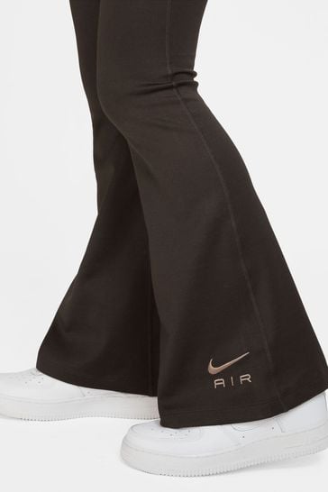 Buy Nike Brown Air Essential High Waisted Flare Leggings from Next Slovakia