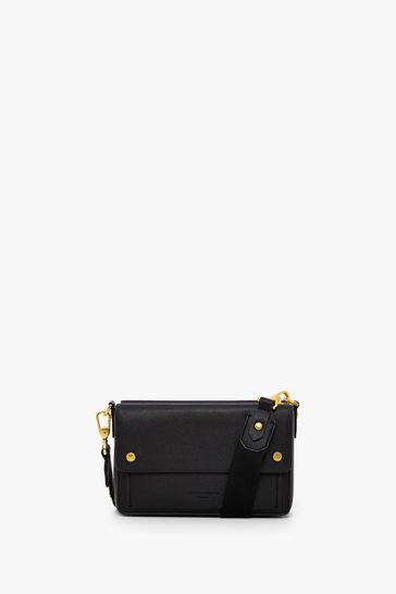 Jasper Conran London Dahlia Pu Camera Black Bag