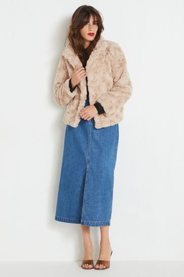 Next faux fur best sale coat