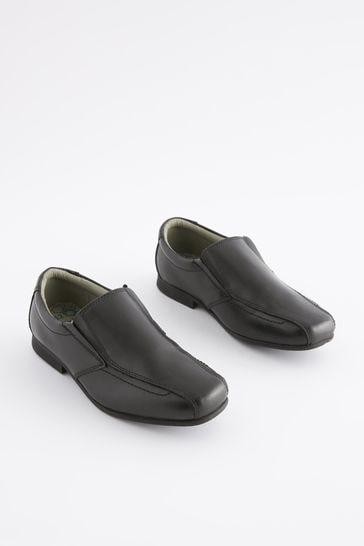Buy Black School Leather Formal Loafers from Next Ukraine