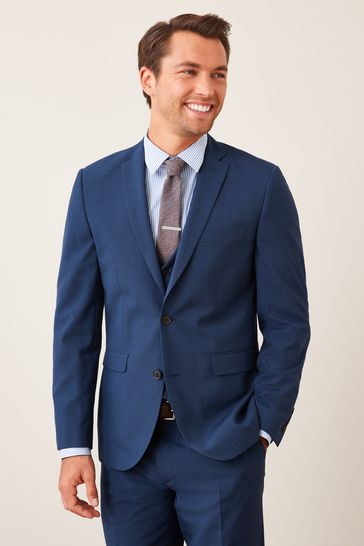 Bright blue suit jacket store