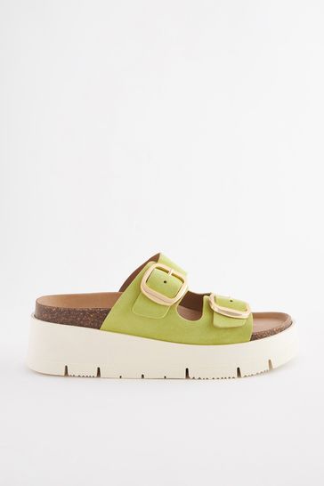 Double buckle foam hotsell sandals