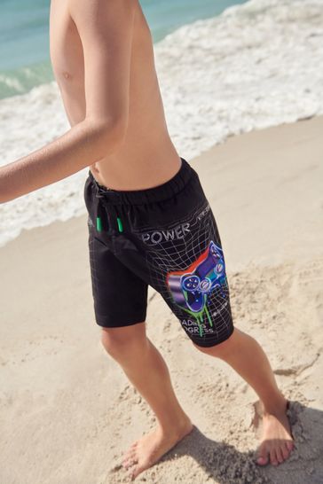 Buy Black Board Swim Shorts 3 16yrs from Next Oman