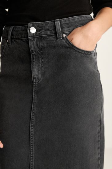 Buy Black Denim Maxi Skirt from the Next UK online shop