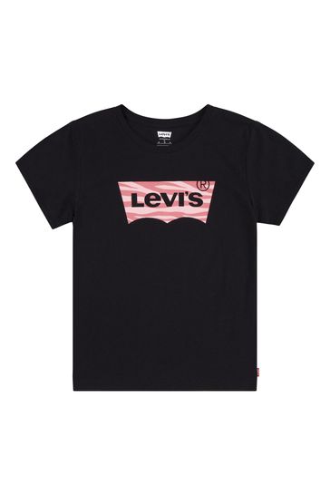 Buy Levi s Black Zebra Batwing Logo T Shirt from Next Netherlands