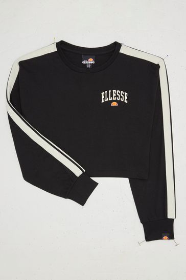 Buy Ellesse Junior Valpiana Sweatshirt from Luxembourg Next Black