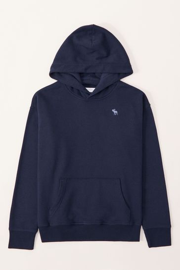 Blue abercrombie on sale hoodie