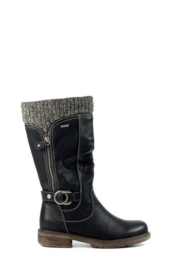 Lunar Spire II Waterproof Black Long Boots