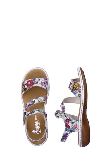 Rieker floral sandals top